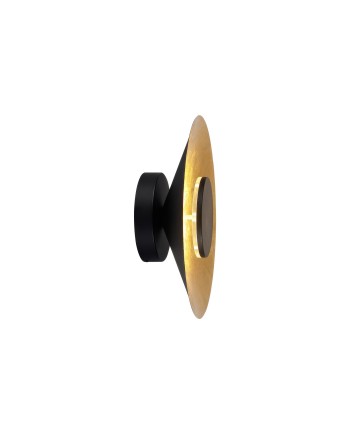 ORION * APLIQUE LED 20W 3000K NEGRO / PAN DE ORO